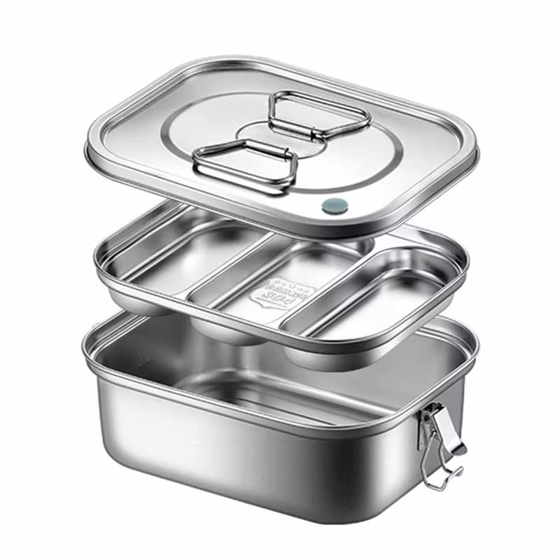304 Stainless Steel Lunch Bento Box,for Kids