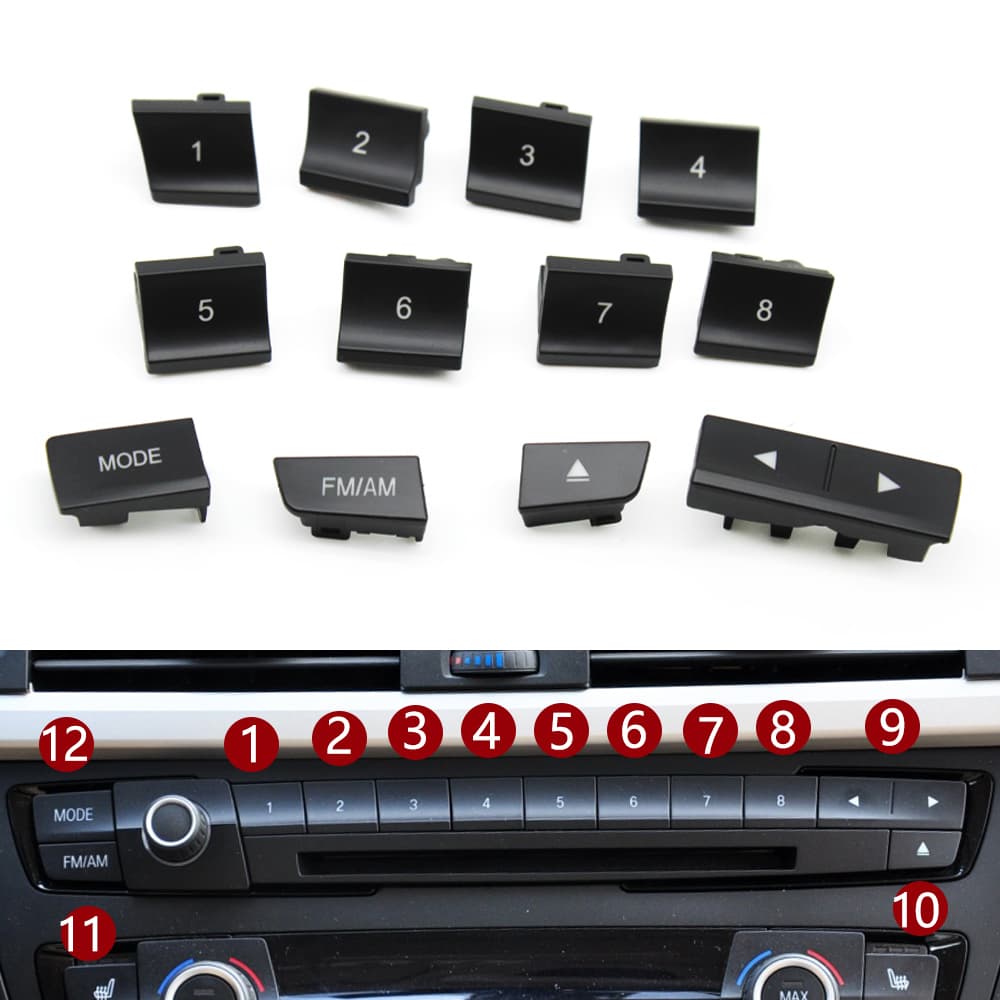 Car Front Dashboard Radio CD Player Digit