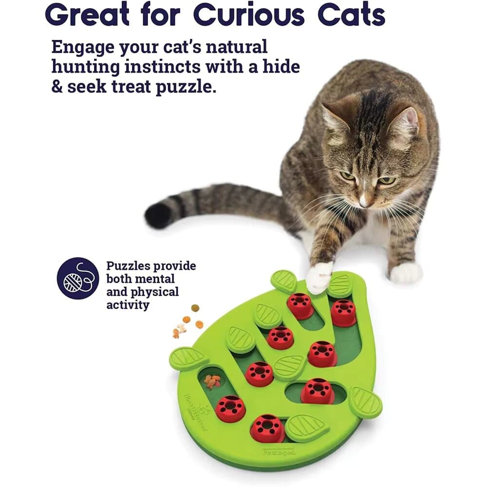 Cat Puzzle Treat Toy Made of High Quality Non Toxic Plastic with Playful and Interactive S