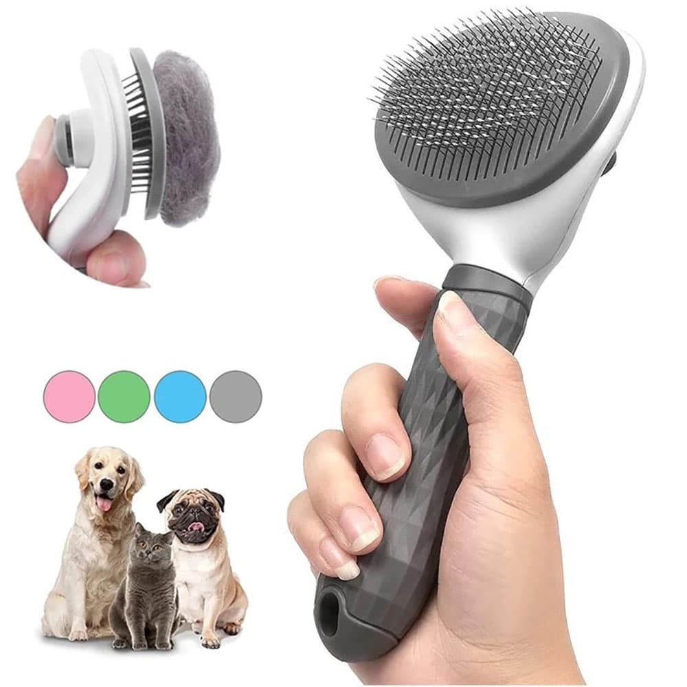 Dog Brush Cat Comb Pet Self Cleaning