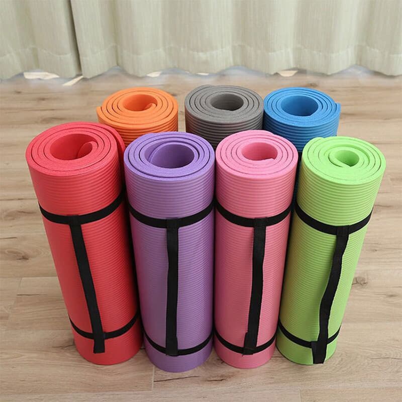 Fitness NBR Yoga Mat Horizontal Eidth 183*61*1CM