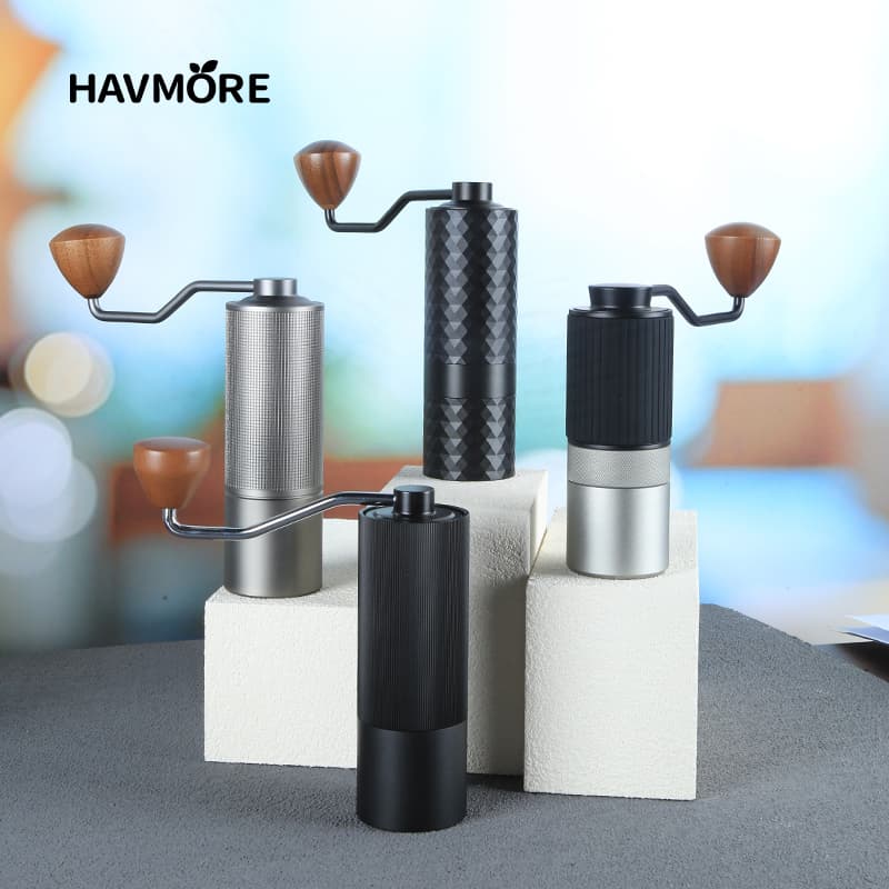 HAVMORE Upgrade Manual Coffee Grinder CNC Professional