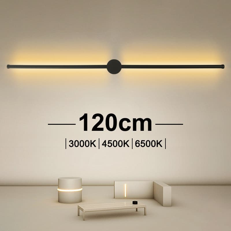 Modern Minimalist LED Linear Wall Lamp 80cm/100cm/120cm