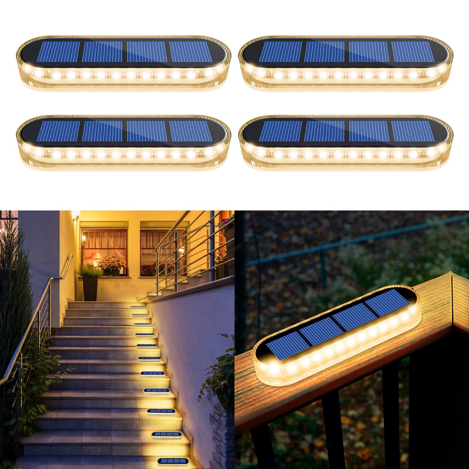Quality Solar LED Deck Lights Outdoor Step