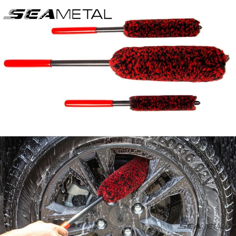 SEAMETAL Car Wheel Detailing Brush Bendable Auto