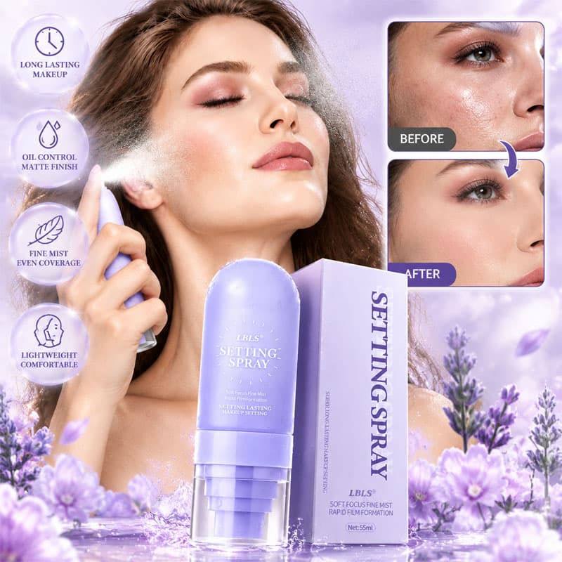24-Hour Long Lasting Setting Spray, Makeup Setting Spray 55ml, Hydrating Moisturizing Long