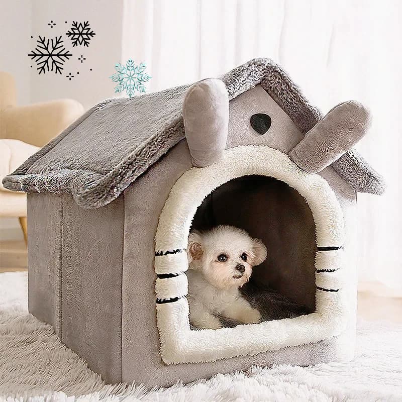 Winter Folding Pet House Kennels for Small to Medium Dogs And Cats Beds Maternity Puppy Ba