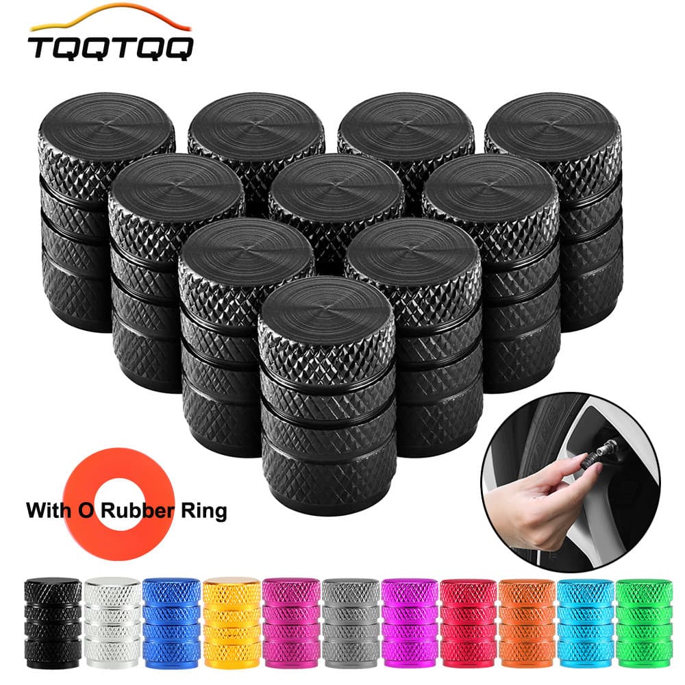 Aluminum Tire Valve Caps, Dustproof Caps, Universal
